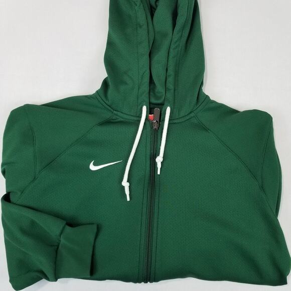 Nike Other - Nike Hoodie Youth Medium Green Full Zip Fit Dry Team Jacket Athletic Pockets